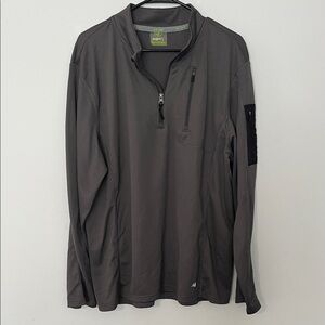 Men's Gray NordicTrack Quarter-Zip‎ Jacket